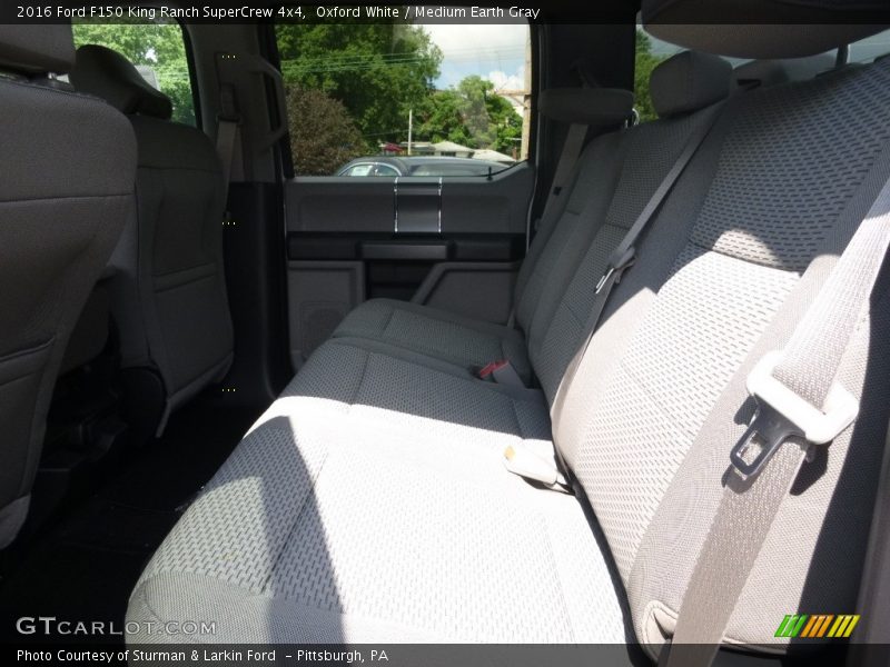 Oxford White / Medium Earth Gray 2016 Ford F150 King Ranch SuperCrew 4x4