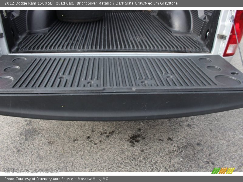 Bright Silver Metallic / Dark Slate Gray/Medium Graystone 2012 Dodge Ram 1500 SLT Quad Cab