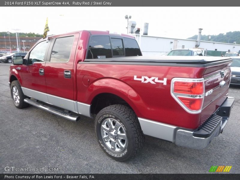 Ruby Red / Steel Grey 2014 Ford F150 XLT SuperCrew 4x4