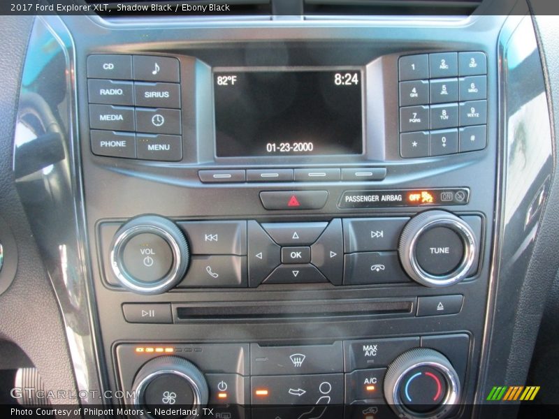 Shadow Black / Ebony Black 2017 Ford Explorer XLT