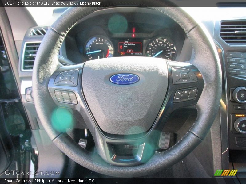 Shadow Black / Ebony Black 2017 Ford Explorer XLT