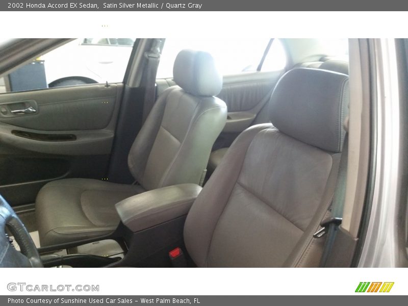 Satin Silver Metallic / Quartz Gray 2002 Honda Accord EX Sedan