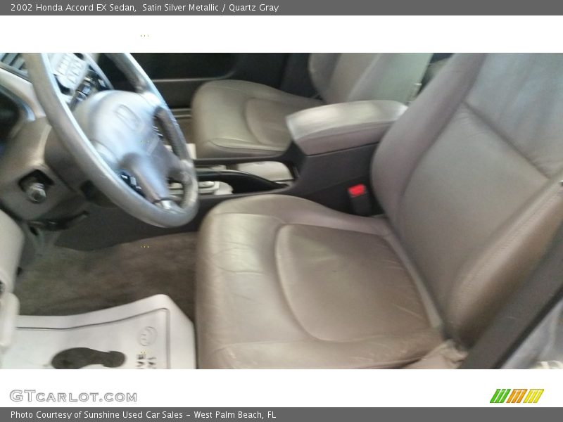 Satin Silver Metallic / Quartz Gray 2002 Honda Accord EX Sedan