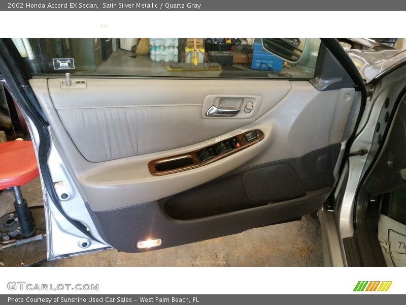 Satin Silver Metallic / Quartz Gray 2002 Honda Accord EX Sedan