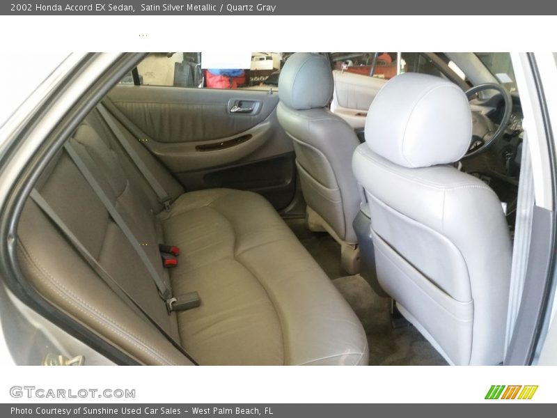 Satin Silver Metallic / Quartz Gray 2002 Honda Accord EX Sedan