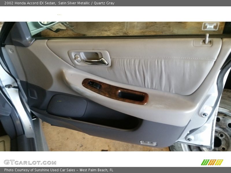 Satin Silver Metallic / Quartz Gray 2002 Honda Accord EX Sedan