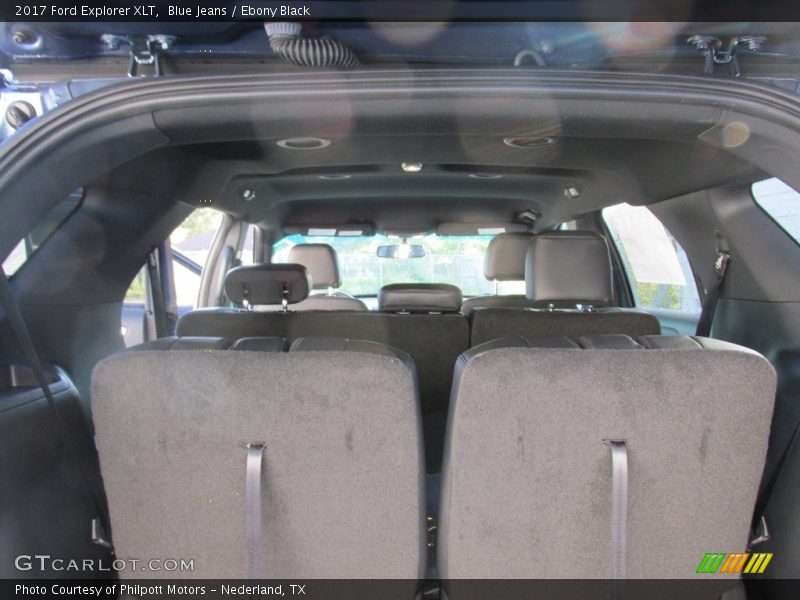 Blue Jeans / Ebony Black 2017 Ford Explorer XLT