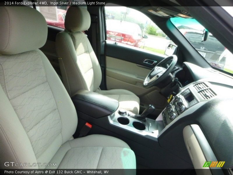 Ingot Silver / Medium Light Stone 2014 Ford Explorer 4WD