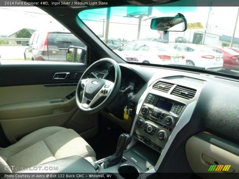 Ingot Silver / Medium Light Stone 2014 Ford Explorer 4WD