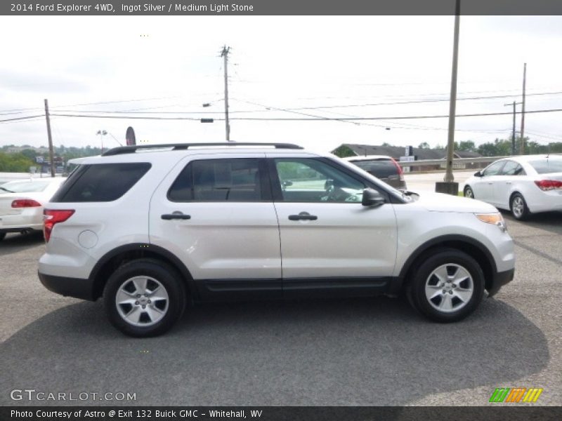 Ingot Silver / Medium Light Stone 2014 Ford Explorer 4WD