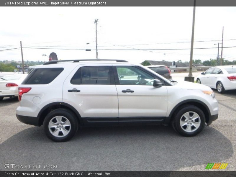 Ingot Silver / Medium Light Stone 2014 Ford Explorer 4WD