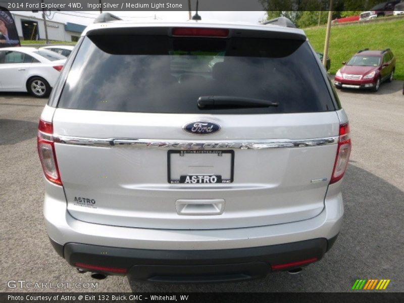 Ingot Silver / Medium Light Stone 2014 Ford Explorer 4WD