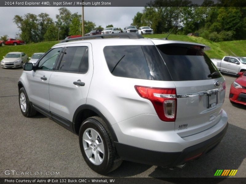 Ingot Silver / Medium Light Stone 2014 Ford Explorer 4WD