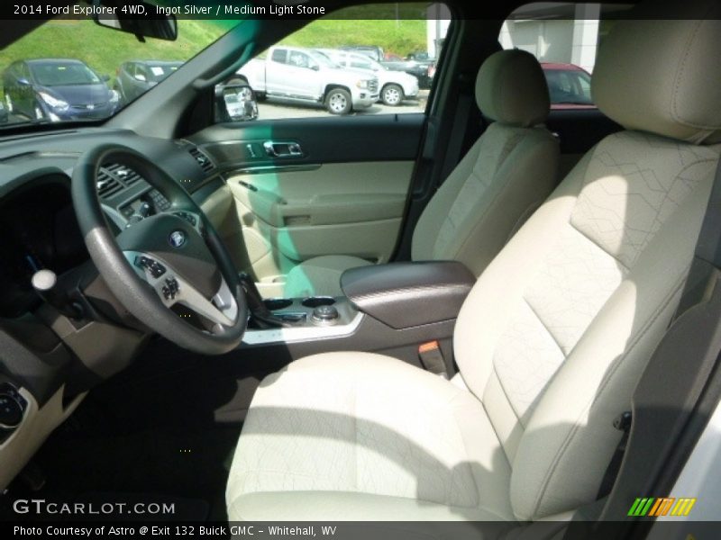 Ingot Silver / Medium Light Stone 2014 Ford Explorer 4WD
