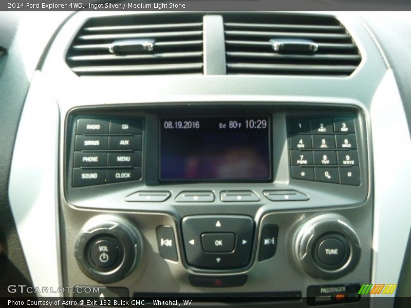 Ingot Silver / Medium Light Stone 2014 Ford Explorer 4WD