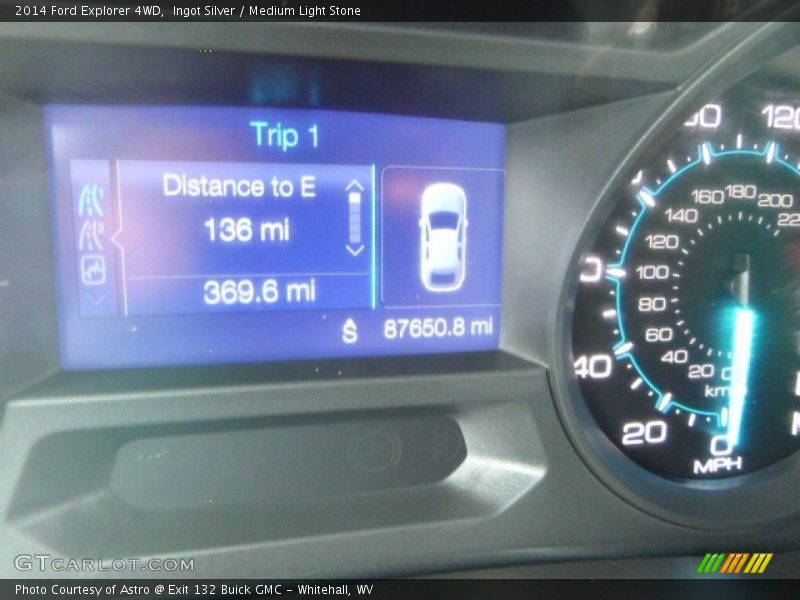 Ingot Silver / Medium Light Stone 2014 Ford Explorer 4WD