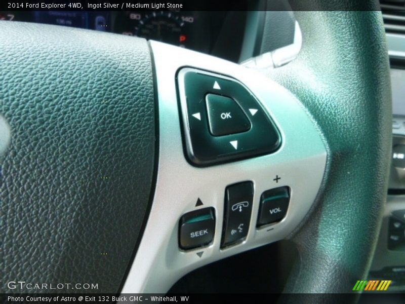 Ingot Silver / Medium Light Stone 2014 Ford Explorer 4WD