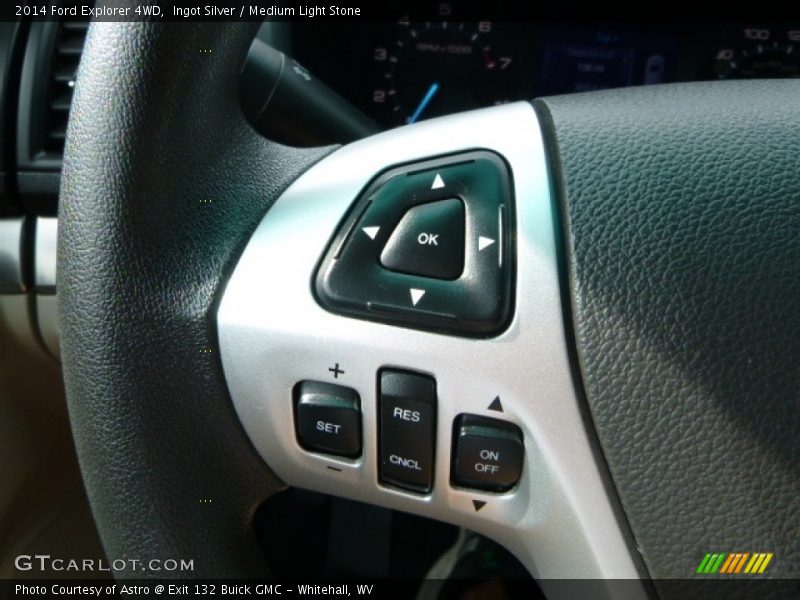 Ingot Silver / Medium Light Stone 2014 Ford Explorer 4WD