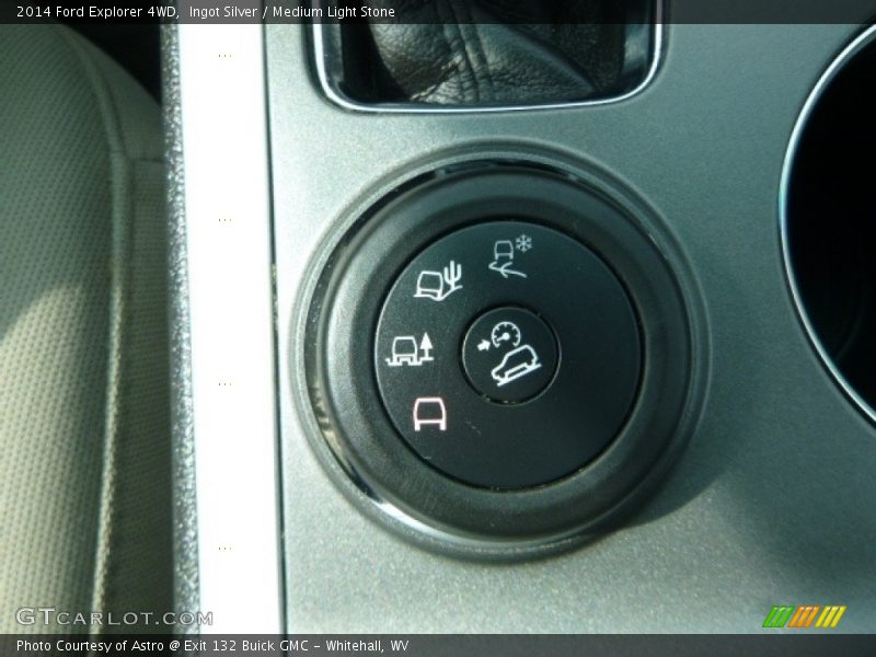 Ingot Silver / Medium Light Stone 2014 Ford Explorer 4WD