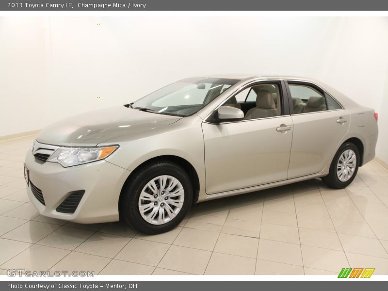 Champagne Mica / Ivory 2013 Toyota Camry LE