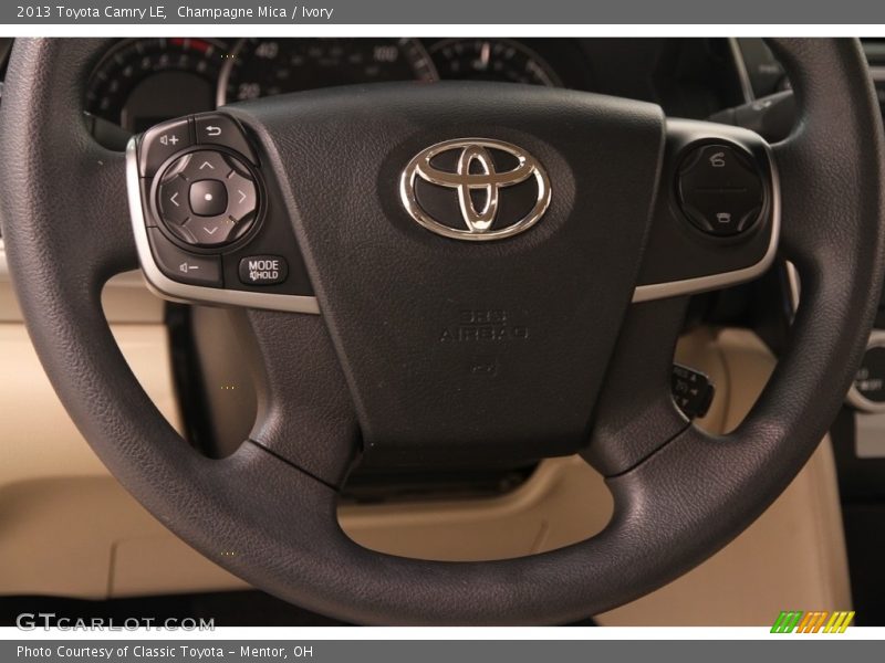 Champagne Mica / Ivory 2013 Toyota Camry LE