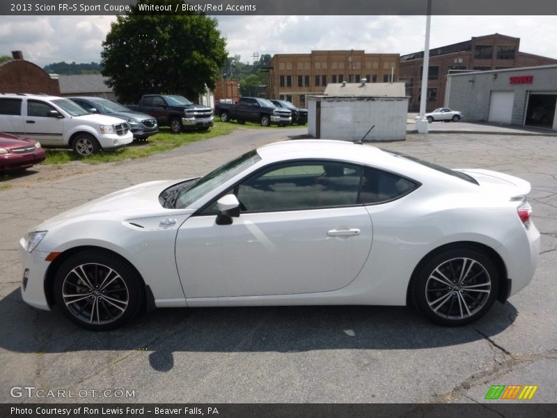Whiteout / Black/Red Accents 2013 Scion FR-S Sport Coupe