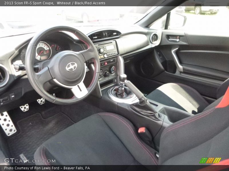Whiteout / Black/Red Accents 2013 Scion FR-S Sport Coupe