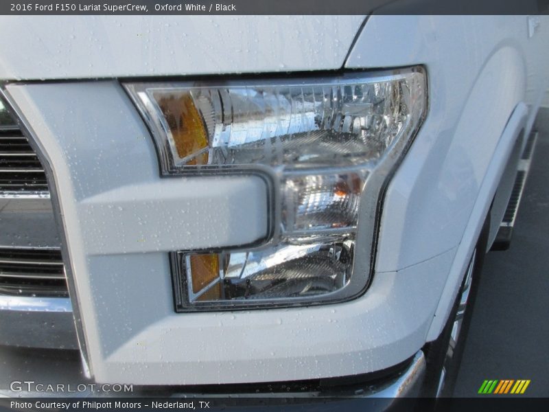 Oxford White / Black 2016 Ford F150 Lariat SuperCrew
