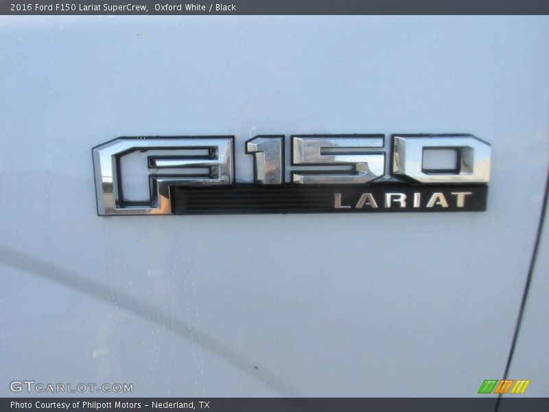 Oxford White / Black 2016 Ford F150 Lariat SuperCrew