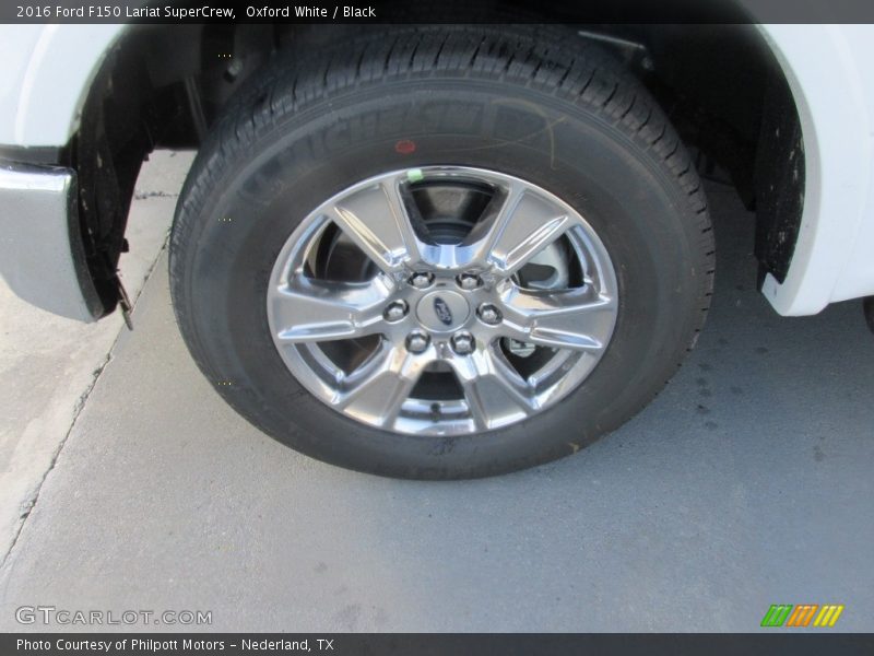 Oxford White / Black 2016 Ford F150 Lariat SuperCrew