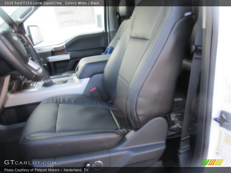 Oxford White / Black 2016 Ford F150 Lariat SuperCrew