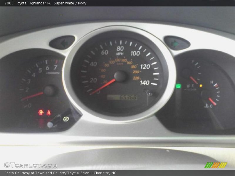 Super White / Ivory 2005 Toyota Highlander I4