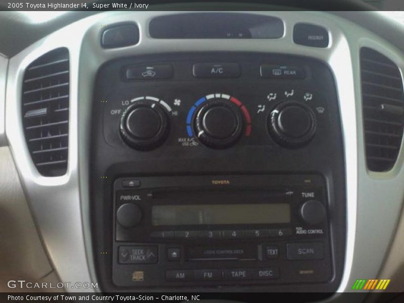 Super White / Ivory 2005 Toyota Highlander I4
