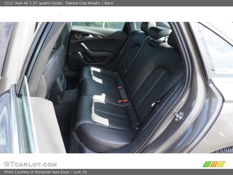 Dakota Gray Metallic / Black 2012 Audi A6 3.0T quattro Sedan