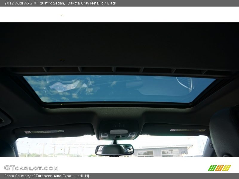 Dakota Gray Metallic / Black 2012 Audi A6 3.0T quattro Sedan