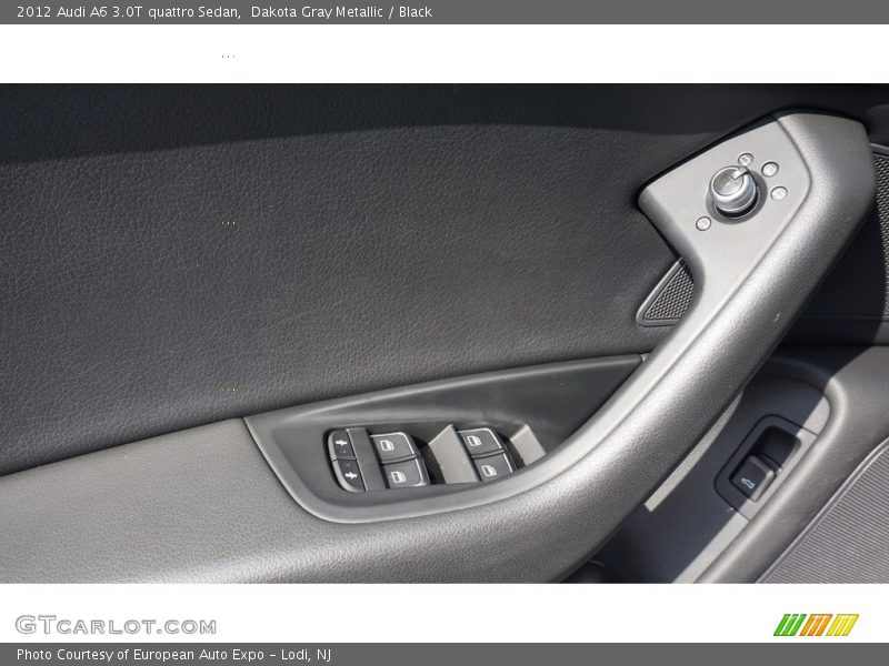 Dakota Gray Metallic / Black 2012 Audi A6 3.0T quattro Sedan