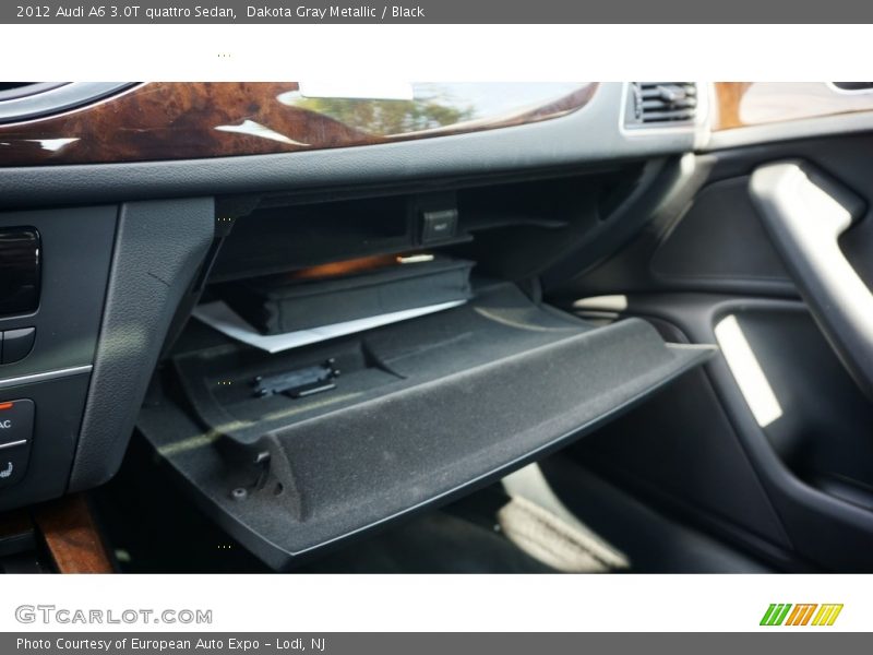 Dakota Gray Metallic / Black 2012 Audi A6 3.0T quattro Sedan
