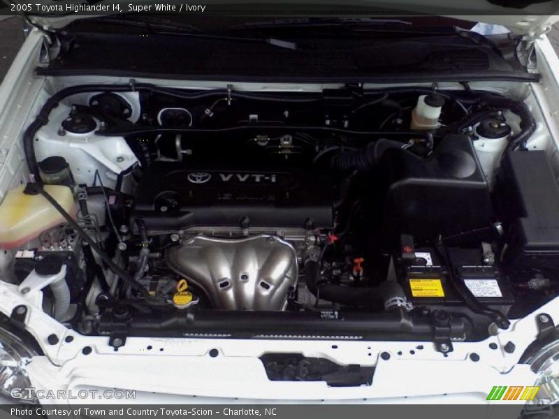 Super White / Ivory 2005 Toyota Highlander I4
