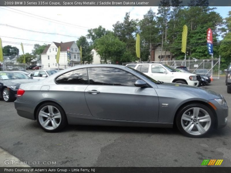 Space Grey Metallic / Saddle Brown Dakota Leather 2009 BMW 3 Series 335xi Coupe