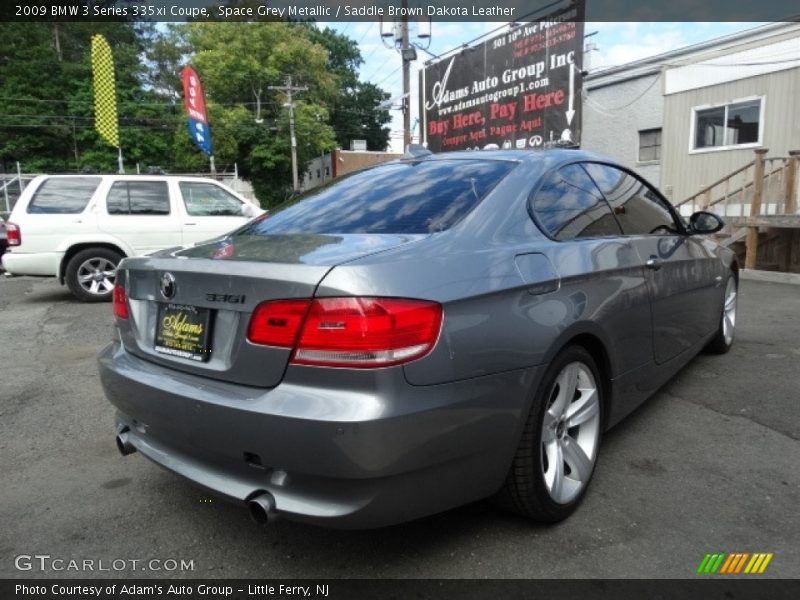 Space Grey Metallic / Saddle Brown Dakota Leather 2009 BMW 3 Series 335xi Coupe