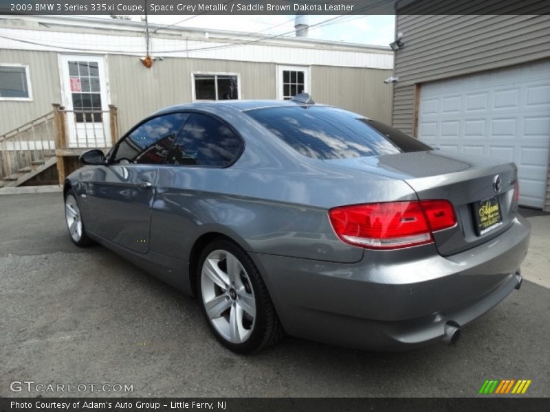 Space Grey Metallic / Saddle Brown Dakota Leather 2009 BMW 3 Series 335xi Coupe