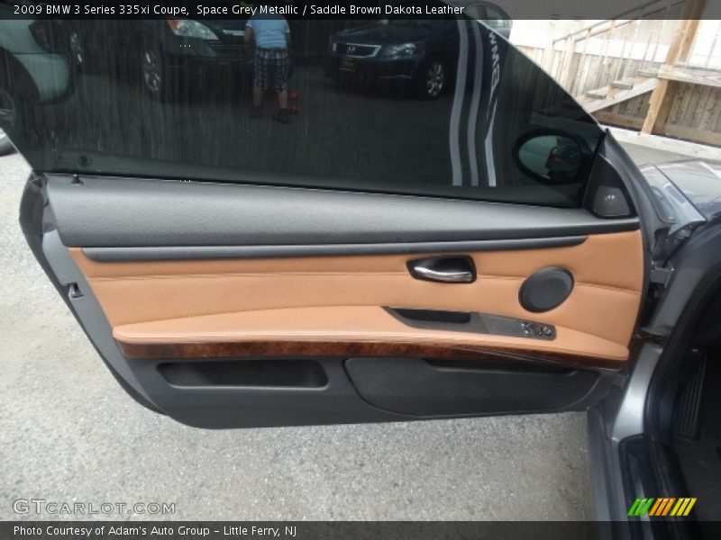 Space Grey Metallic / Saddle Brown Dakota Leather 2009 BMW 3 Series 335xi Coupe