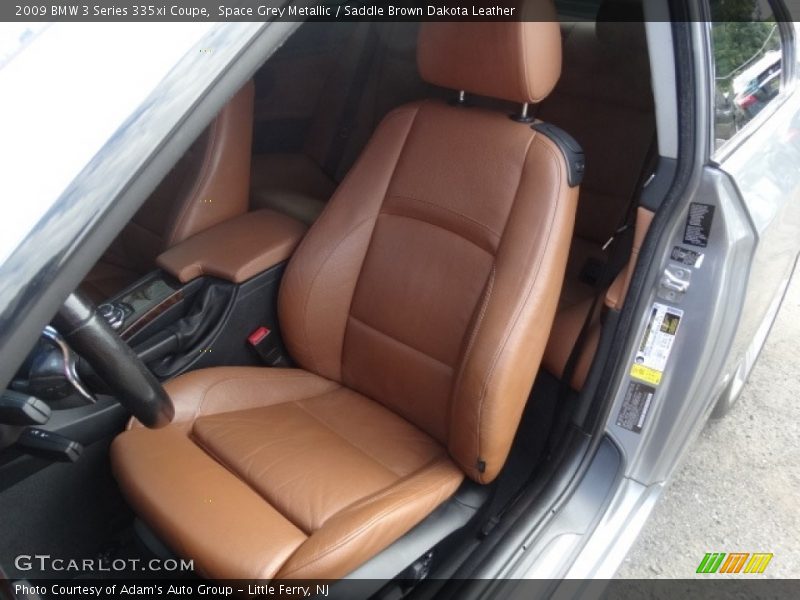 Space Grey Metallic / Saddle Brown Dakota Leather 2009 BMW 3 Series 335xi Coupe
