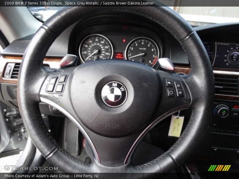 Space Grey Metallic / Saddle Brown Dakota Leather 2009 BMW 3 Series 335xi Coupe