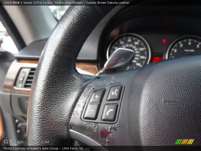 Space Grey Metallic / Saddle Brown Dakota Leather 2009 BMW 3 Series 335xi Coupe
