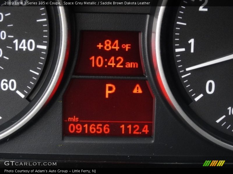 Space Grey Metallic / Saddle Brown Dakota Leather 2009 BMW 3 Series 335xi Coupe