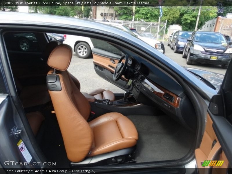 Space Grey Metallic / Saddle Brown Dakota Leather 2009 BMW 3 Series 335xi Coupe