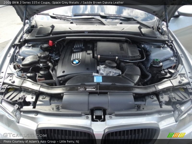 Space Grey Metallic / Saddle Brown Dakota Leather 2009 BMW 3 Series 335xi Coupe