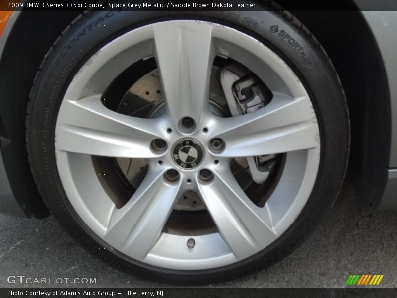 Space Grey Metallic / Saddle Brown Dakota Leather 2009 BMW 3 Series 335xi Coupe