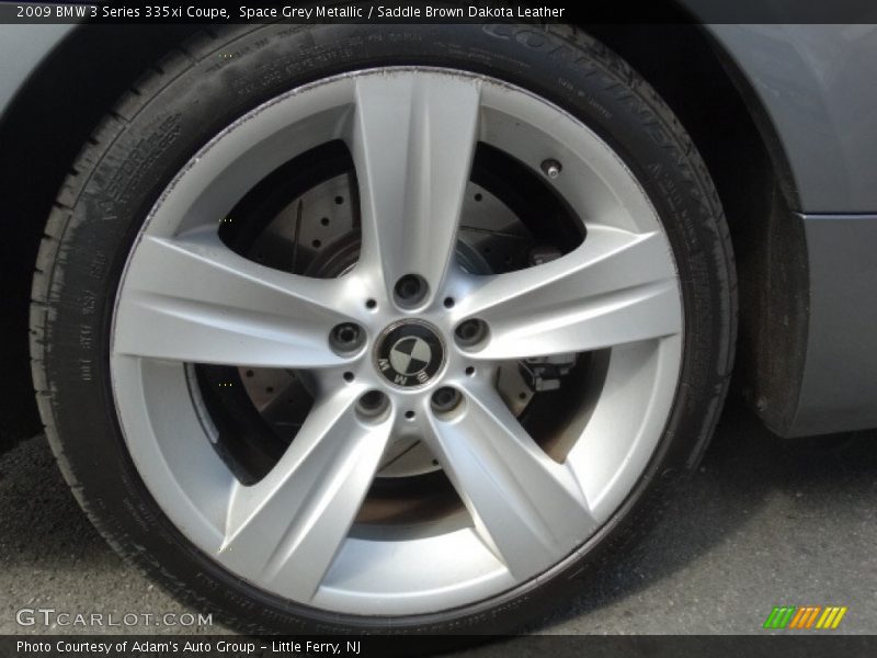 Space Grey Metallic / Saddle Brown Dakota Leather 2009 BMW 3 Series 335xi Coupe